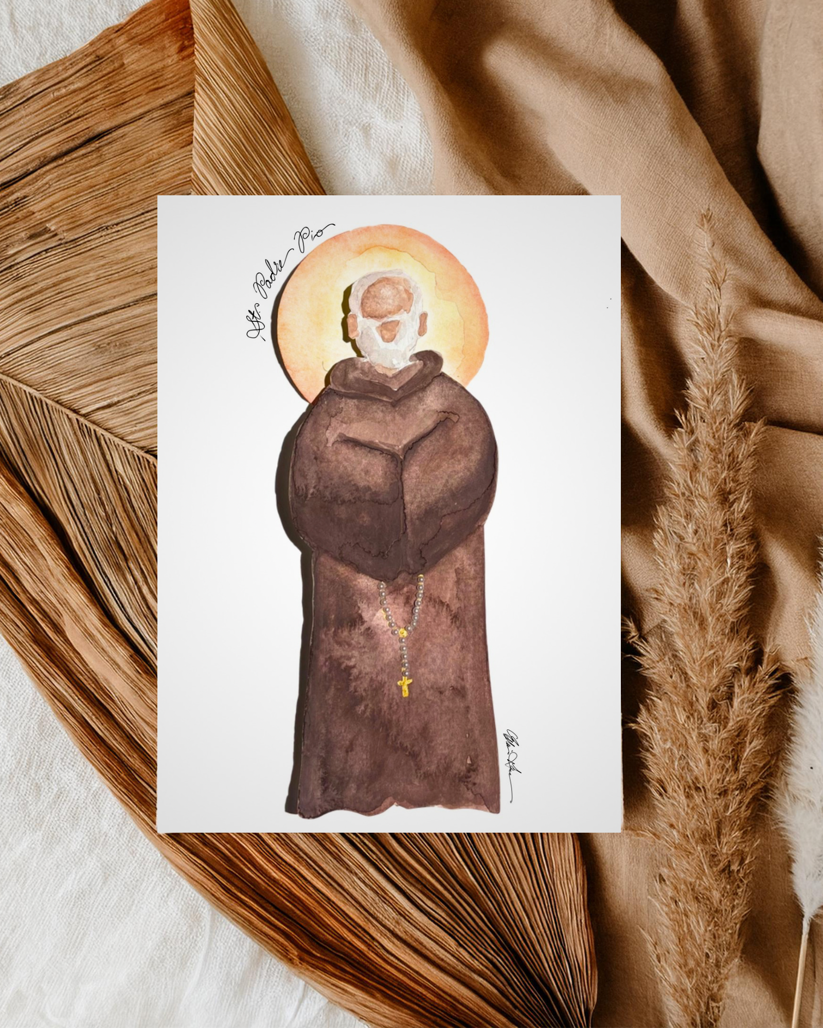 St Padre Pio Print, st padre Pio art, st padre Pio, catholic icon st padre Pio, st padre pio prayer