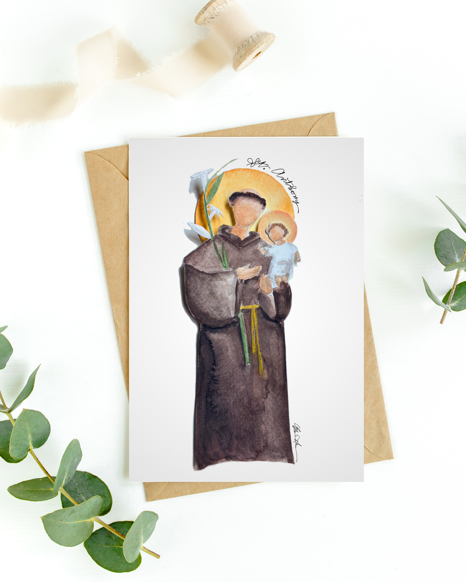 St Anthony Print, st Anthony art, st Anthony, catholic icon st Anthony, st anthony prayer