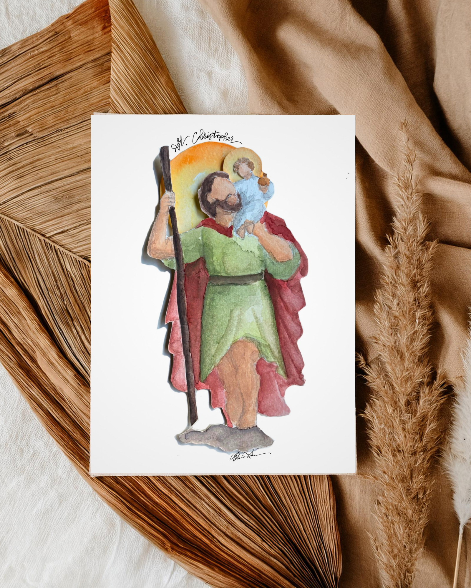 St Christopher Print