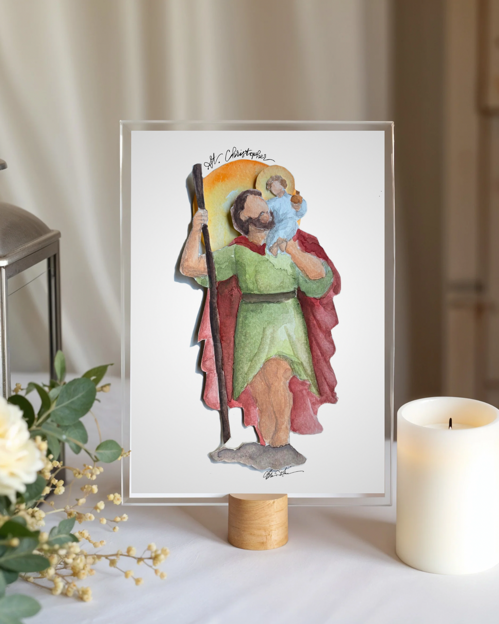 St Christopher Print