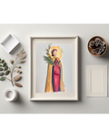 Framed Original St. Cecelia